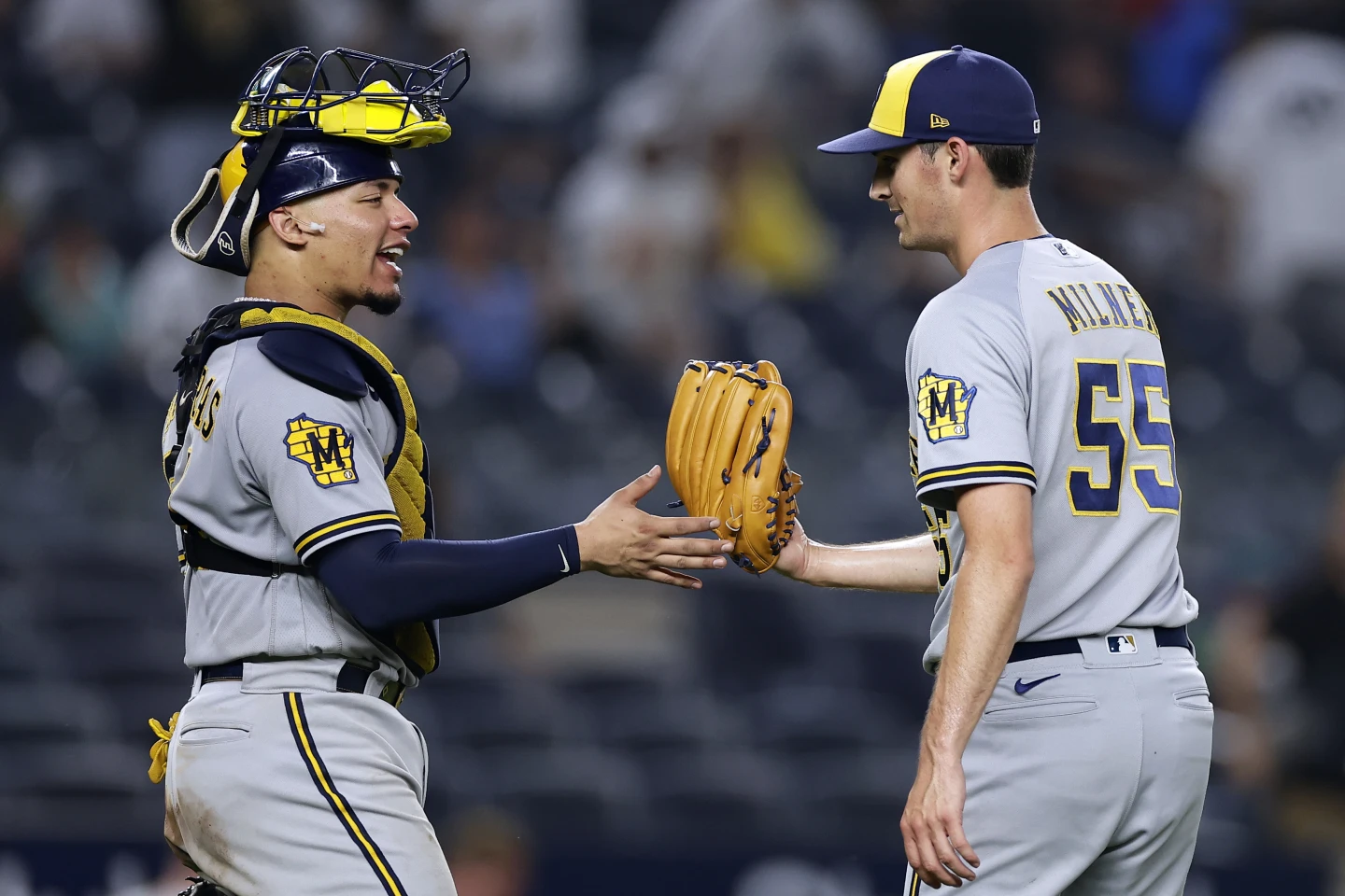 Loáisiga allowed go-ahead homer to Taylor in Yankees' 9-2 loss to Brewers  after honoring 1998 team
