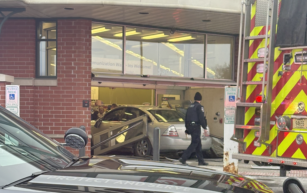 JUST IN: Crews respond as car crashes into Wausau area Walgreens ...